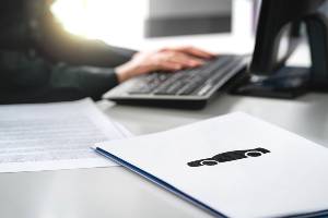 insurance documents on desk